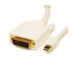 Tera Grand Mini DisplayPort Male to DVI Male Cable (3', White) MDP-DVI-03
