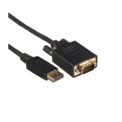 Tera Grand DisplayPort to VGA Cable (10', Black) DP-VGA-10