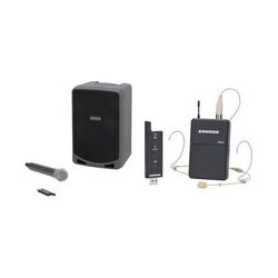 Samson Portable PA Kit with Wireless Headset and Handheld Microphone XP106W