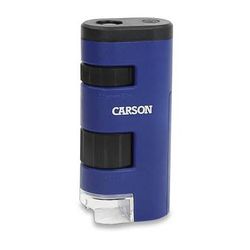 Carson MM-450 PocketMicro 20x-60x Pocket Microscope (Blue) MM-450