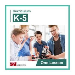 XYZprinting Grades K-5 STEAM Curriculum: One Lesson (Download) 3BBM1XUS04C