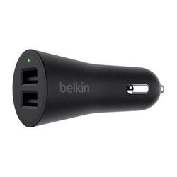 Belkin BOOSTUP 2-Port USB Type-A Car Charger F8M930BTBLK