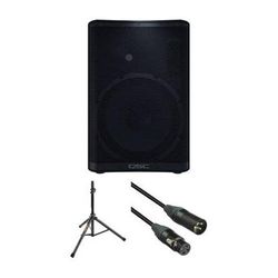 QSC CP12 Compact Loudspeaker with Stand and Cable Kit CP12-NA