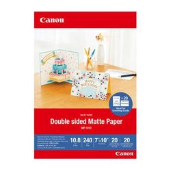 Canon Double-Sided Matte Photo Paper (7 x 10", 20 Sheets) 4076C006