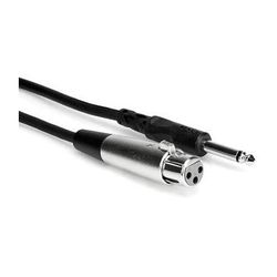 Hosa Technology Mono 1/4" Male to 3-Pin XLR Female Audio Cable - 5' PXF-105