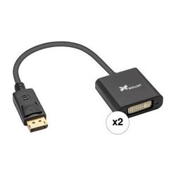 Xcellon DisplayPort to DVI-I Adapter (2-Pack) DP-DVI-12