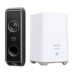 eufy Security S330 2K Wi-Fi Battery-Powered Video Doorbell & HomeBase 2 Kit E8213J11