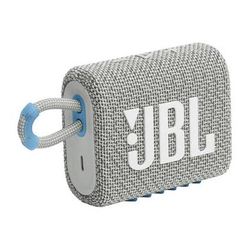 JBL Go 3 Eco Portable Waterproof Bluetooth Speaker (Cloud White) JBLGO3ECOWHTAM