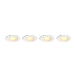 Philips Hue 5/6" Recessed Downlight (White Ambiance, 4-Pack) - [Site discount] 578708