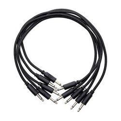 Erica Synths Braided Eurorack Patch Cables (Black, 5-Pack, 11.8") 4751030828985