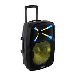 iHome iHPA-1500-LT 200W 15" Portable Powered Bluetooth Party Speaker with LED Lig IHPA-1500-LT