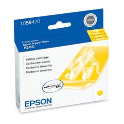 Epson UltraChrome K3 Yellow Ink Cartridge for Stylus Photo R2400 Printer T059420