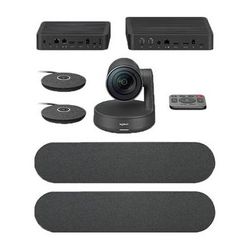 Logitech Used Rally Plus UHD 4K Conference Camera System with Dual-Speakers and Mic Pods 960-001225