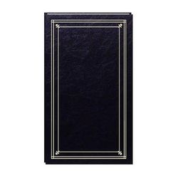 Pioneer Photo Albums Slim Line Post-Style Pocket Album (Black) JPF46/BK