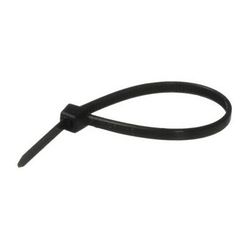 Pearstone 4" Plastic Cable Ties (Black, 10 Packs of 100) CT04-100-BK