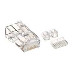 Platinum Tools Cat 6 RJ45-8P8C Connector (Clamshell, 25-Pieces) 106177C