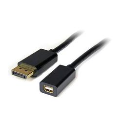 StarTech DisplayPort Male to Mini DisplayPort Female Adapter Cable (3') DP2MDPMF3