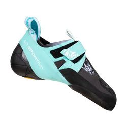 La Sportiva Skwama Vegan Shoes - Women's Carbon/Turquoise 39.5 40A-900616-39.5