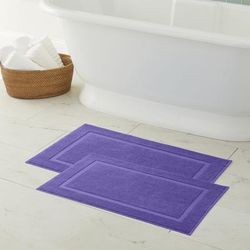 BH Studio Bath Mat Towels, 2-Pc. Set by BH Studio in Grape