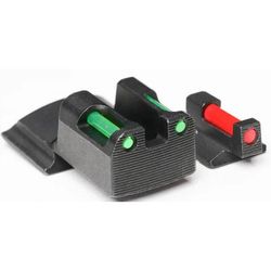 Tag Precision Novak TSF TAC CMDR/OFC/DEF 9MM/.40 S&W Pistol Sights Fiber Optic 1911 Models .270 in Front .500 in Rear Black 063BE063BG