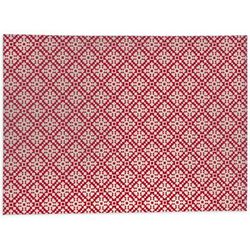 SUNDANCE SNOWFLAKE RED Kitchen Mat By Kavka Designs