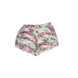 Art Class Shorts: Pink Tropical Bottoms - Kids Girl's Size X-Large