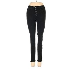 Just Black Jeans: Black Bottoms - Women's Size 25