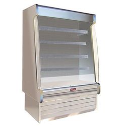 Howard-McCray SC-OD35E-3S-S-LED 39" Vertical Open Air Cooler w/ 4 Levels, 115v, Silver