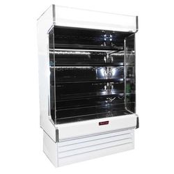 Howard-McCray SC-OD35E-4-LED-LC 51" Vertical Open Air Cooler w/ 4 Levels, 115/208-230v, White