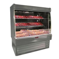Howard-McCray SC-OM35E-4L-S-LED 51" Vertical Open Air Cooler w/ 3 Levels, 115v, Silver