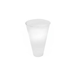 Front of the House BHO020CLT27 3 1/2" Round Cone Basket Liner - Plastic, Clear