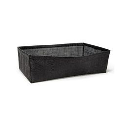 Front of the House BHO126BKV21 Rectangular Ice Housing - 20" x 12" x 5 3/4", Woven Vinyl, Black