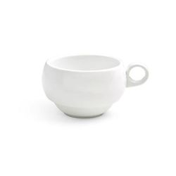 Front of the House DCS026WHP23 9 oz Monaco Cup - Porcelain, White