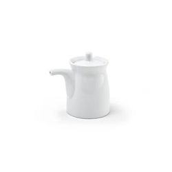 Front of the House TSB006WHP22 6 oz Nouvelle Pourer - Porcelain, White