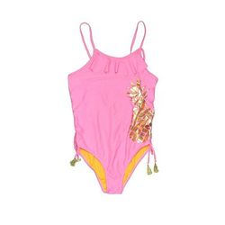 Limited Too One Piece Swimsuit: Pink Print Sporting & Activewear - Kids Girl's Size 14