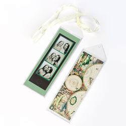 Heavy Duty Vinyl Hanging Bookmark Sleeve - Ideal for Wider Bookmarks 7" Tall or Less Size: 2 1/2" x 7 1/8" 100 Bookmark Sleeves