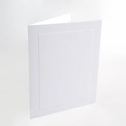 5.5 Bar Premium Panel Cards, White 5 1/2" x 4 1/4" 50 pack