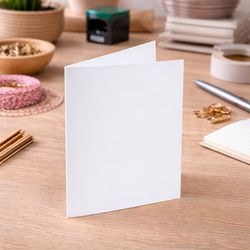 Lee 7" x 5 1/8" Premium Card White 50 Pieces P100