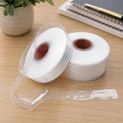 Clear Poly Tubing Roll 4" x 1625' 1 roll