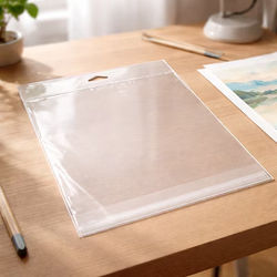 Crystal Clear Hanging Bags 8 7/16" x 10 1/4" 100 pack