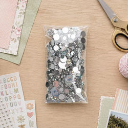 Crystal Clear Packaging with Adhesive Flap For Sprinkle Mixes Beads and Craft Supplies 2 1/4" x 4 1/4" 100 Bags Crystal Clear Bags