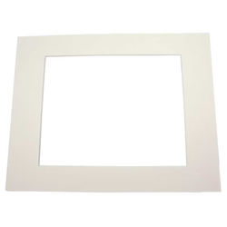 Cream Puff Conservation Single Mats 11" x 14" Outer Cut, 7 1/2" x 9 1/2" Inner Cut 25 Pack