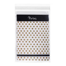 Self Sealing Flap Closure Clear Bags For Small Notepads and Journals Bag Size: 6 3/16" x 9" 100 Bags Crystal Clear Bags