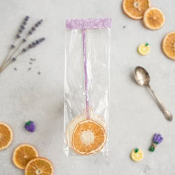Narrow Eco Friendly Compostable Corn Based Cellulose Clear Bag Packaging For Candy Products Bag Size: 2 3/4" x 2 1/2" x 9" 100 Bags