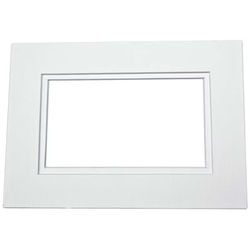 8" x 10" Double Mat White/White Core 4 5/8" x 6 5/8" Inner Cut 10 pack
