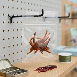 Hanging Zipper Barrier Bags w/Tear Notches 3" x 3" 100 pack