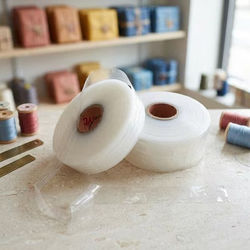 Clear Poly Tubing Roll 1.5" flat x 1625 feet 1 pack
