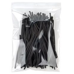 Crystal Clear Zip Bags + Round Hang Hole 9" x 12" 100 pack