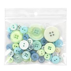 Crystal Clear Zip Bags + Round Hang Hole 4" x 3" 100 pack