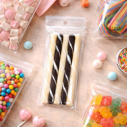 Crystal Clear Zip Bags + Round Hang Hole 2 1/2" x 6" 100 pack